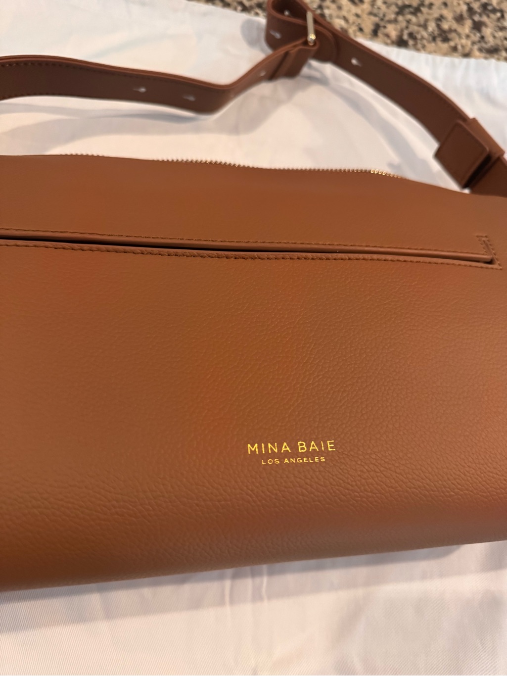 Mina Baie Stroller Caddy - Terra & Gold — image 5 of 7